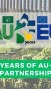 Banner for EU AU 25th Anniversary.