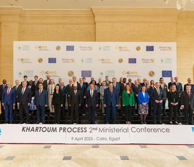 Group photo, Khartoum ministerial in Cairo